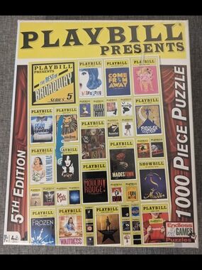 Playbill Presents Broadway Hits 1000-Piece Puzzle - Series 5, Broadway 2010-2019